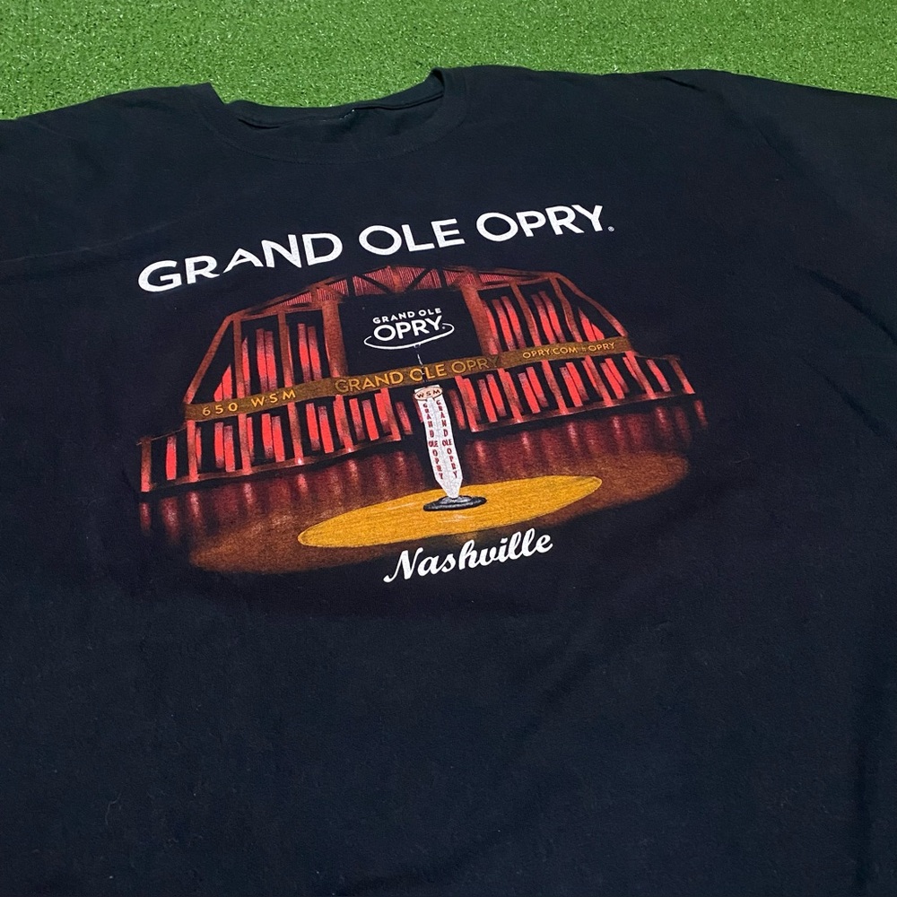 Vintage Y2K Grand Ole Opry Nashville Country Music T-Shirt Black Size 2XL